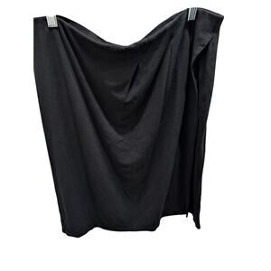 Jjill Wearever Collection Black Stretch Knit Skirt Women's Size Medium EUC